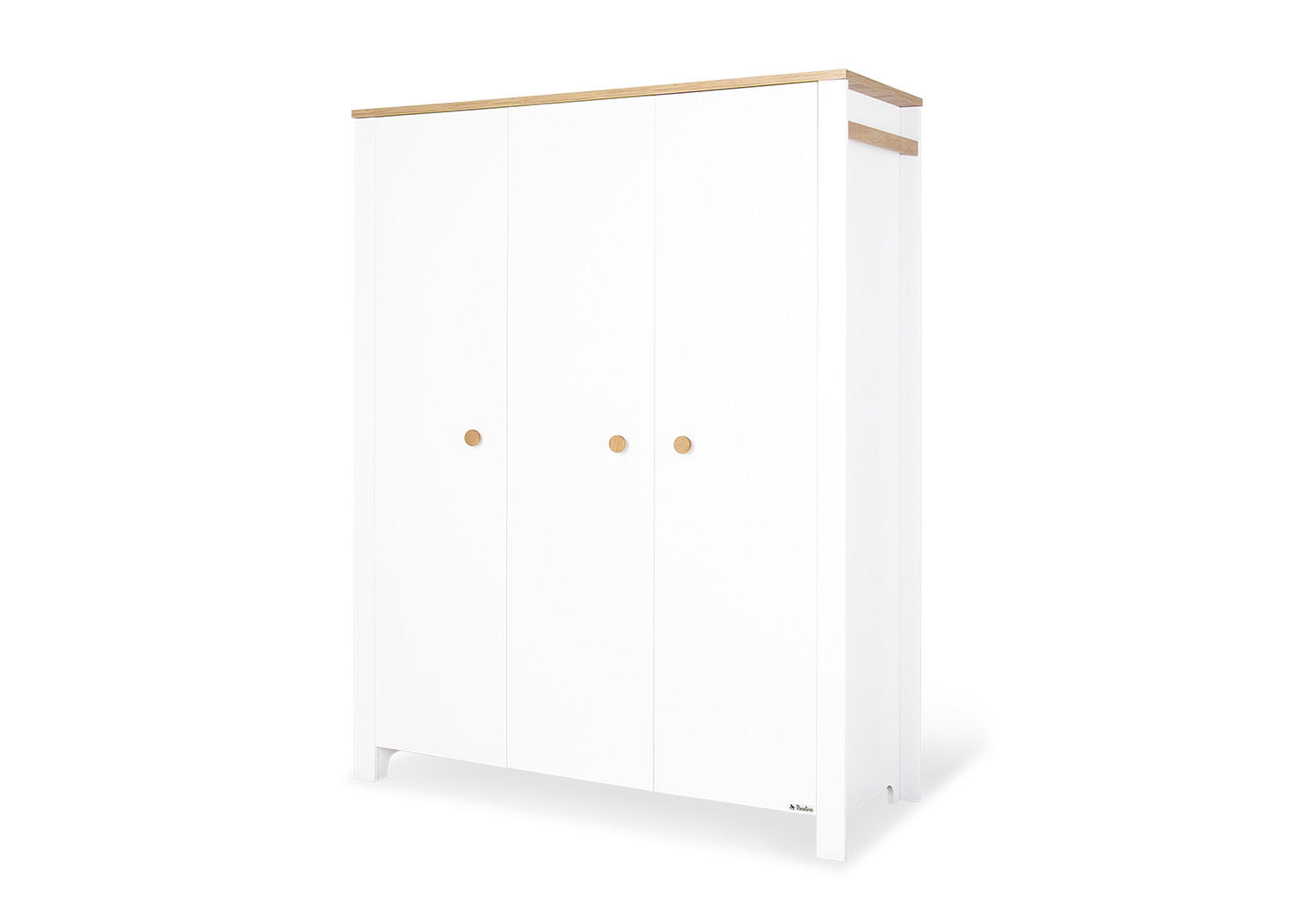 BABYKLEIDERSCHRANK LOVA  - Weiß, Basics, Holz (146/190/54cm) - Pinolino