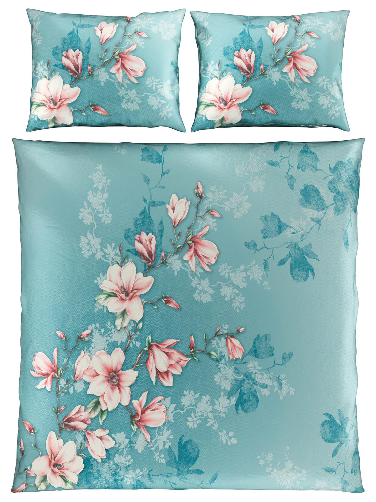 LENJERIE DE PAT CU DOUĂ FEȚE 220/200 cm  - albastru, Design, textil (220/200cm) - Esposa