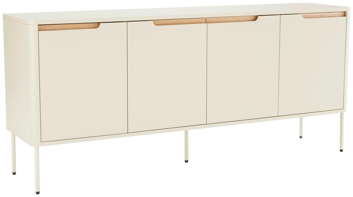 SIDEBOARD 170/75/40 cm  - Eichefarben/Grauweiß, Design, Holz/Holzwerkstoff (170/75/40cm) - Carryhome