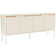 SIDEBOARD 170/75/40 cm  - Eichefarben/Grauweiß, Design, Holz/Holzwerkstoff (170/75/40cm) - Carryhome