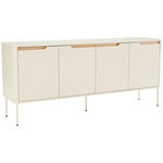 SIDEBOARD 170/75/40 cm  - Eichefarben/Grauweiß, Design, Holz/Holzwerkstoff (170/75/40cm) - Carryhome