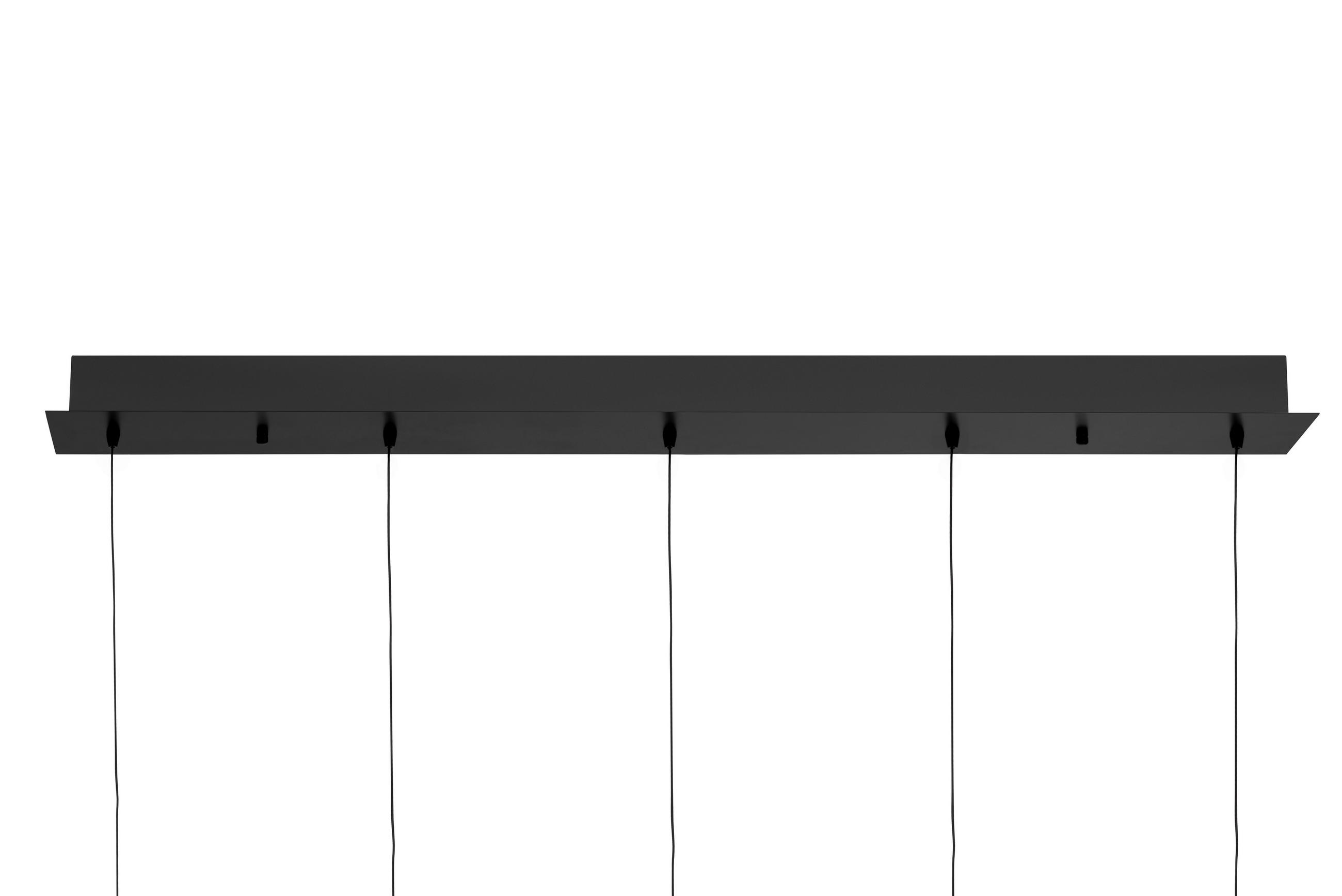 LED-HÄNGELEUCHTE Bedford 107/12/150 cm   - Schwarz, Design, Kunststoff/Metall (107/12/150cm) - Novel