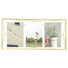 COLLAGEN-BILDERRAHMEN 22,9/8,3/48,3 cm  - Messingfarben, Design, Glas/Metall (22,9/8,3/48,3cm) - Umbra