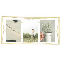 COLLAGERAM 22,9/8,3/48,3 cm  - mässingsfärgad, Design, metall/glas (22,9/8,3/48,3cm) - Umbra