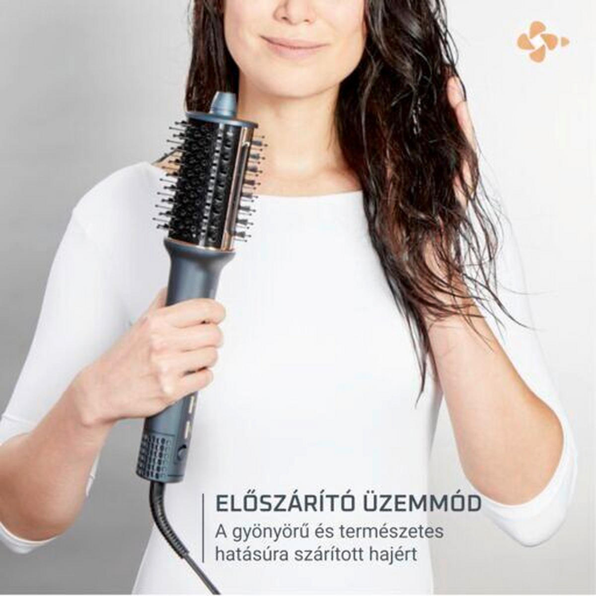 hajszárító, hajvasaló - fekete, Basics, műanyag (10cm) - Rowenta