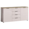 SIDEBOARD  in 180/89/43 cm  - Kaschmir/Eichefarben, Design, Holzwerkstoff/Kunststoff (180/89/43cm) - Xora