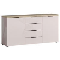 SIDEBOARD  in 180/89/43 cm  - Kaschmir/Eichefarben, Design, Holzwerkstoff/Kunststoff (180/89/43cm) - Xora