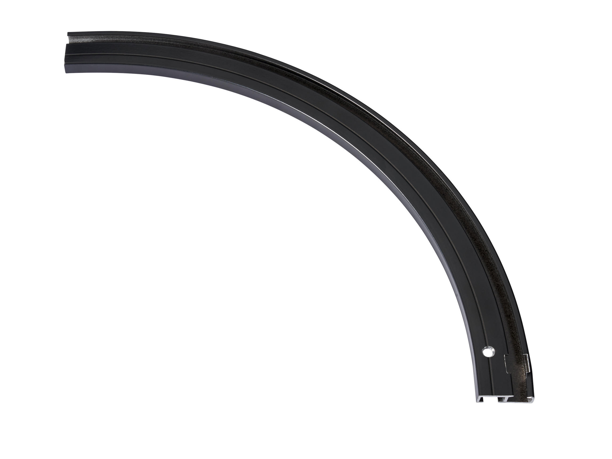 VORHANGSCHIENENZUBEHÖR  - Schwarz, Basics, Metall (21/21/0,7cm) - Homeware
