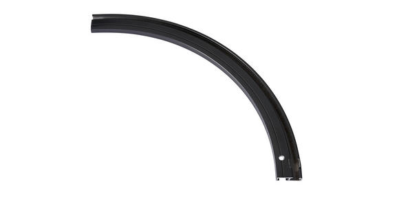 VORHANGSCHIENENZUBEHÖR  - Schwarz, Basics, Metall (21/21/0,7cm) - Homeware