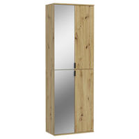 GARDEROBENSCHRANK 60/193/34 cm  - Grau, Konventionell, Holzwerkstoff/Kunststoff (60/193/34cm) - MID.YOU