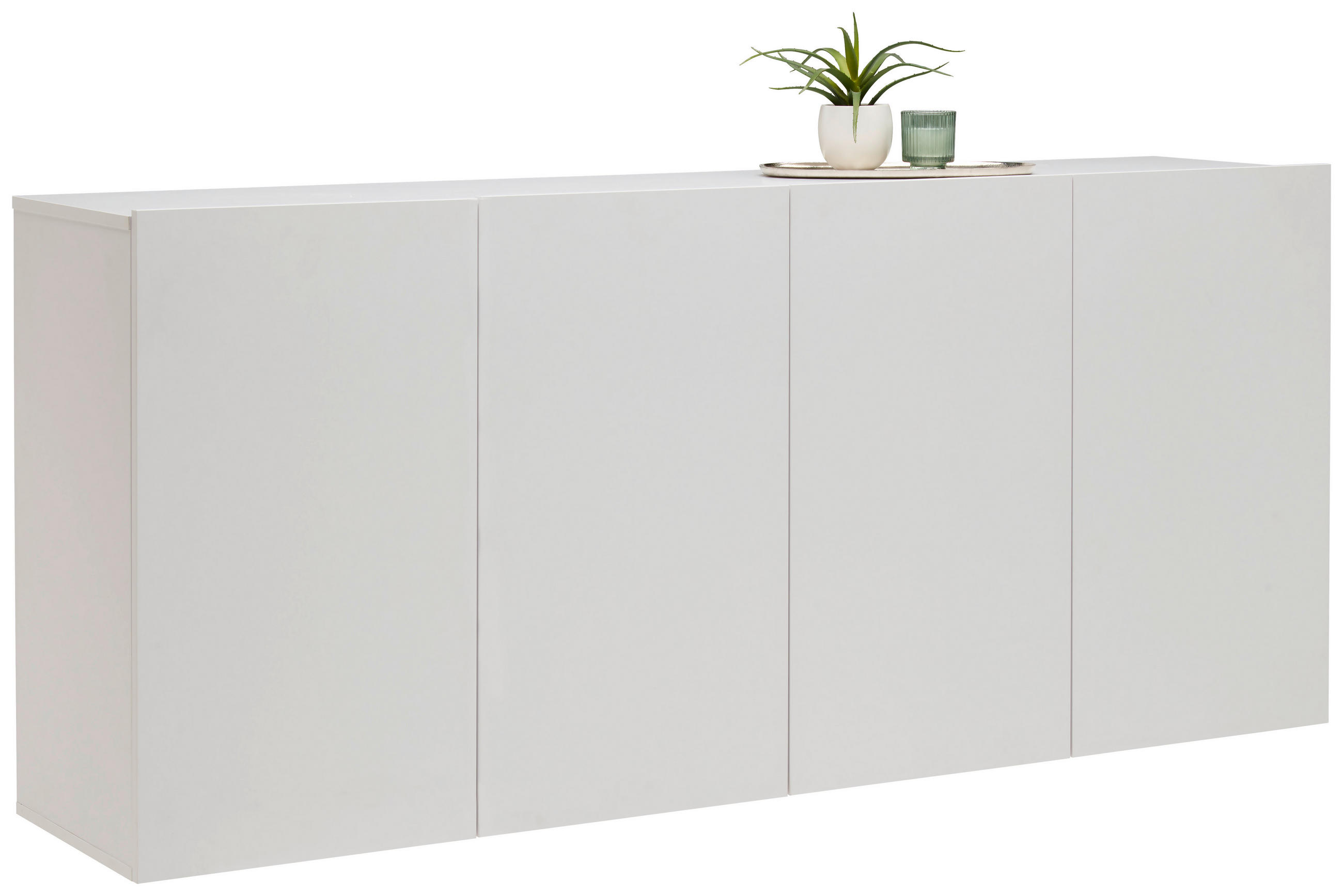 SIDEBOARD  180/80/42 cm  - Weiß, MODERN, Holzwerkstoff (180/80/42cm) - Hom`in