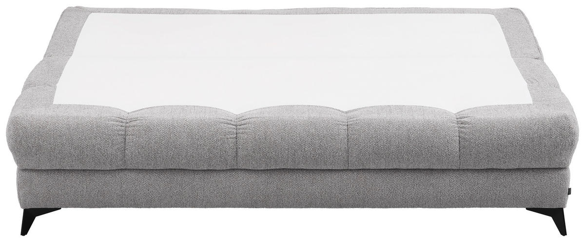 SCHLAFSOFA Flachgewebe Grau  - Schwarz/Grau, Design, Textil/Metall (197/95/92cm) - Stylife