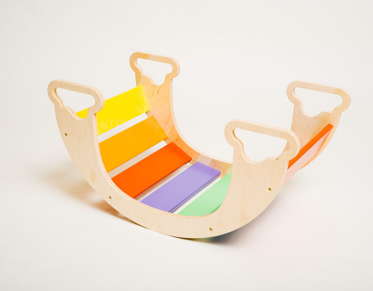 WIPPE  - Multicolor/Naturfarben, Basics, Holz (40/75/37cm)