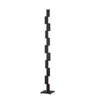 LED-STEHLEUCHTE Creo 22/160/22 cm  - Schwarz/Weiß, Design, Kunststoff/Metall (22/160/22cm) - Grossmann