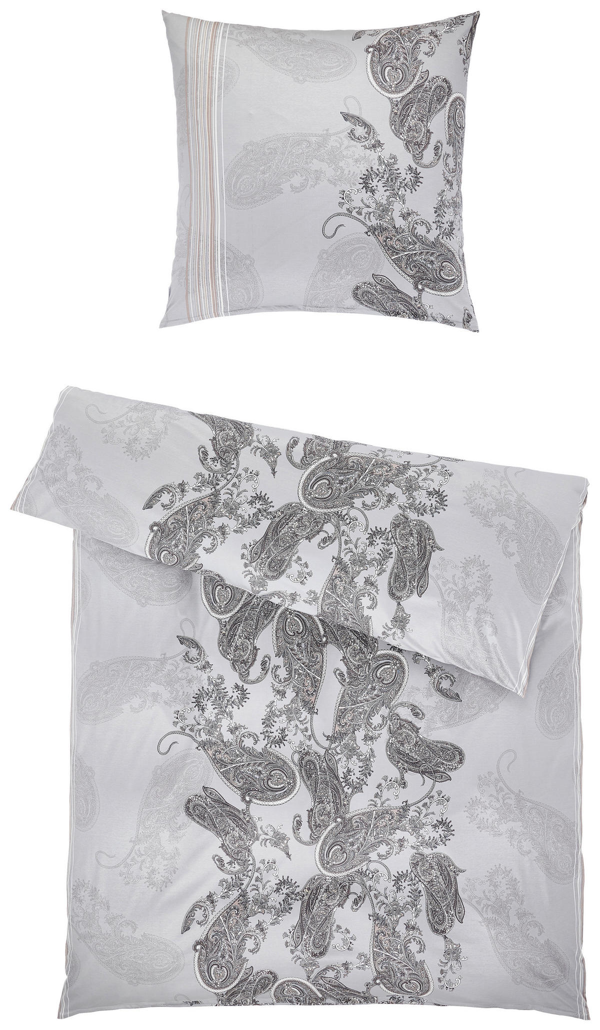 BETTWÄSCHE RAYA Interlock-Jersey 155/220 cm  - Taupe, Design, Textil (155/220cm) - Estella