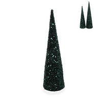 DEKOWEIHNACHTSBAUM - Grün, LIFESTYLE, Textil/Metall (14/60cm)