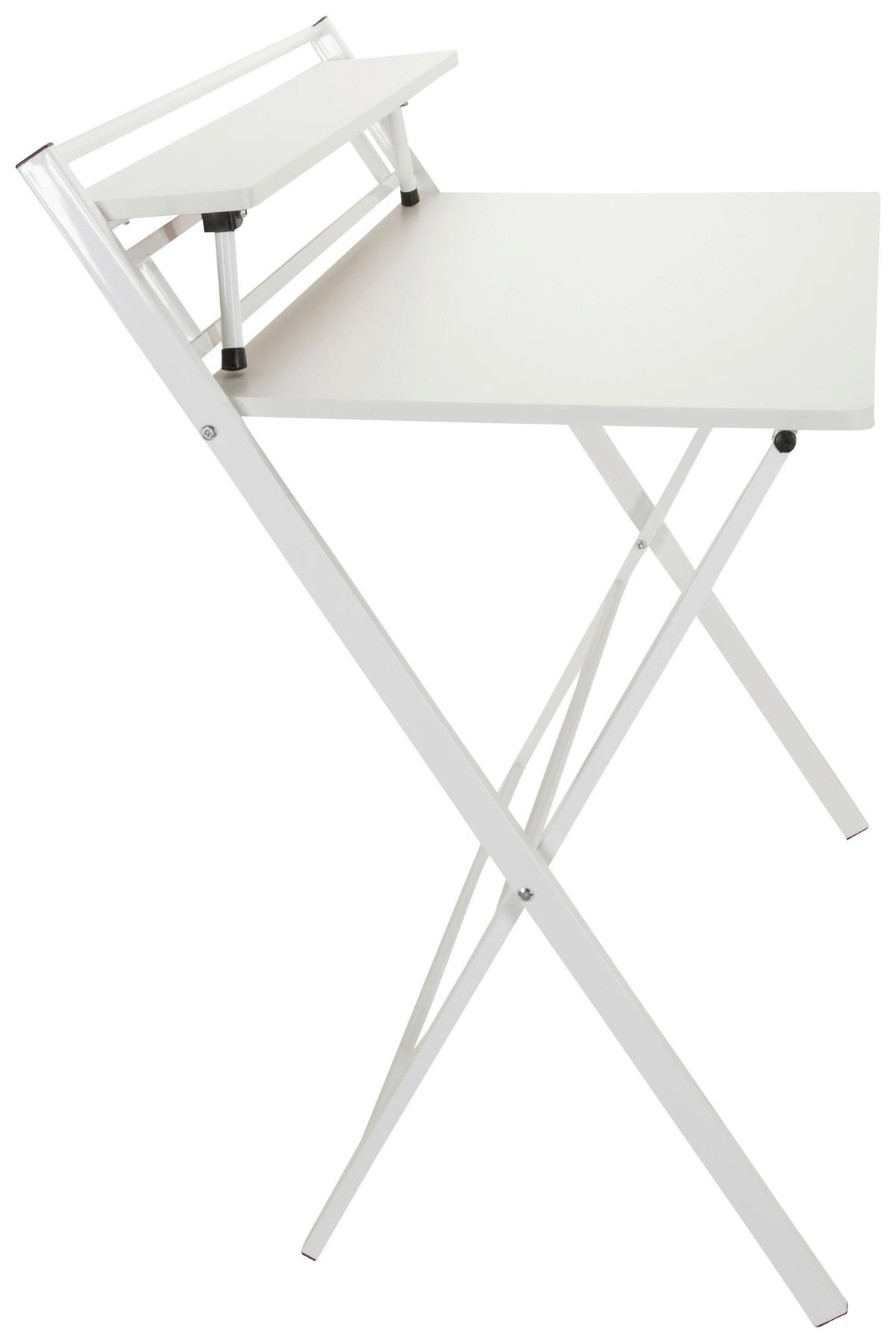 SKRIVBORD 84/60/92 cm  i vit  - vit, Basics, metall/trämaterial (84/60/92cm) - MID.YOU