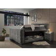 BOXSPRINGBETT 180/200 cm  in Grau  - Grau, KONVENTIONELL, Textil (180/200cm) - Carryhome