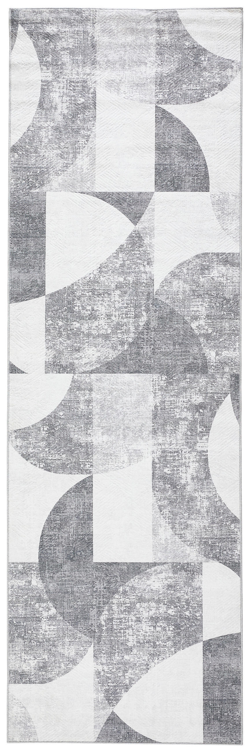 FLACHWEBETEPPICH Wohnzimmer 80/250 cm Grau rechteckig  - Grau, Design, Textil (80/250cm) - Novel