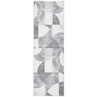FLACHWEBETEPPICH Wohnzimmer 80/250 cm Grau rechteckig  - Grau, Design, Textil (80/250cm) - Novel