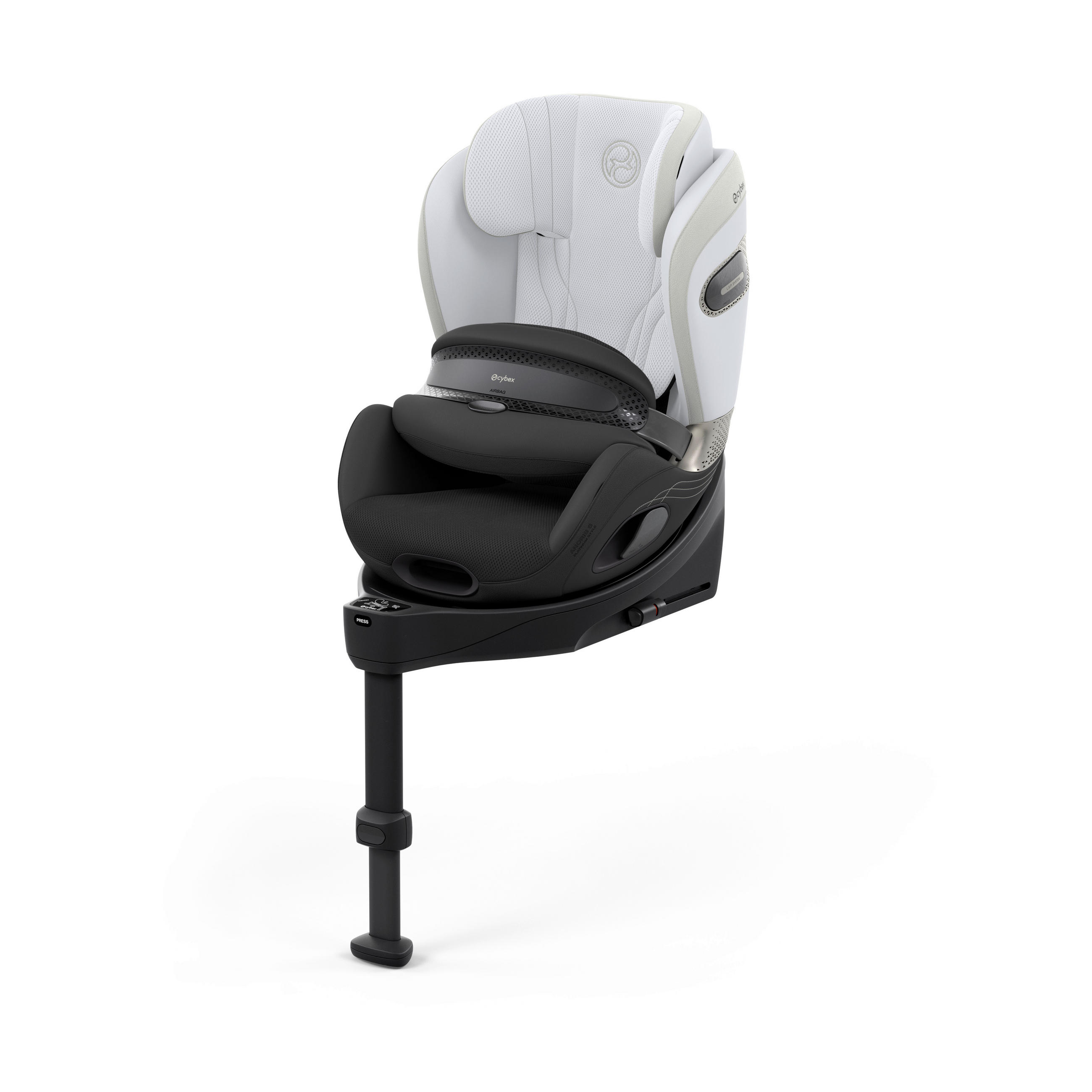 KINDERAUTOSITZ Anoris Si Style Misty Grey  - Hellgrau, Basics, Kunststoff/Textil (61/45/60cm) - cybex PLATINUM