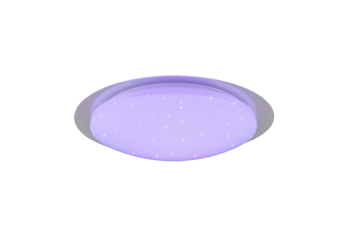 LED-DECKENLEUCHTE  48/10,2 cm    - Weiss, Basics, Kunststoff (48/10,2cm) - Trio Leuchten