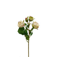KUNSTBLUME - Aprikose/Creme, Basics, Kunststoff (38cm)
