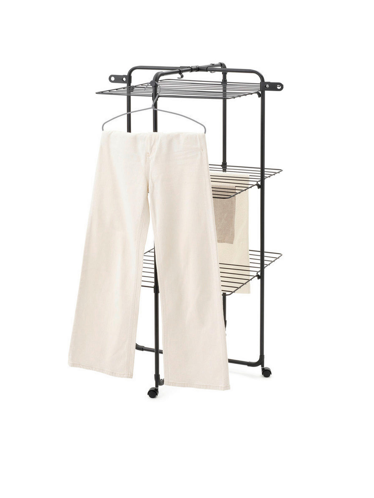 VERTIKALNA SUŠILICA ZA VEŠ - crna, Osnovno, metal (76,2/73,7/125,6cm) - Brabantia