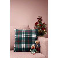 DÍSZPÁRNA 40/40 cm  - sötétzöld, Basics, textil (40/40cm)