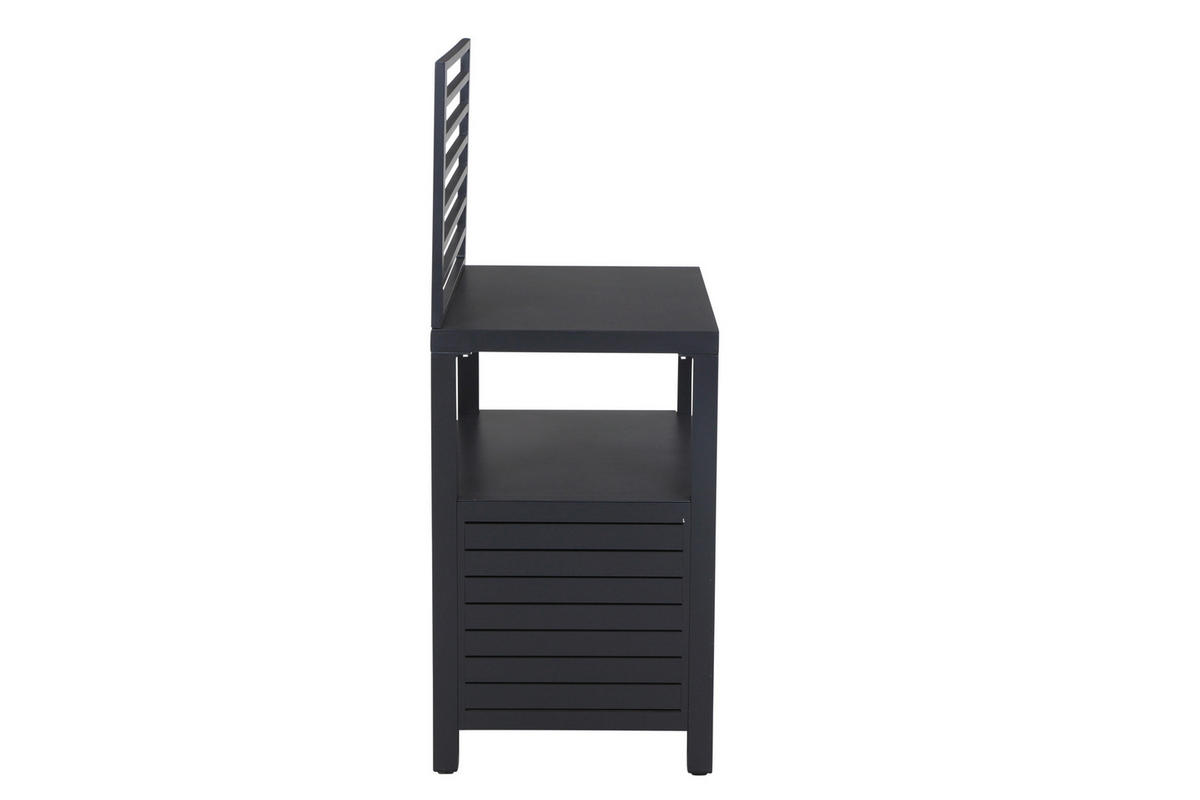 OUTDOORKÜCHE - Anthrazit, Basics, Metall (236/90/56cm) - Siena Garden