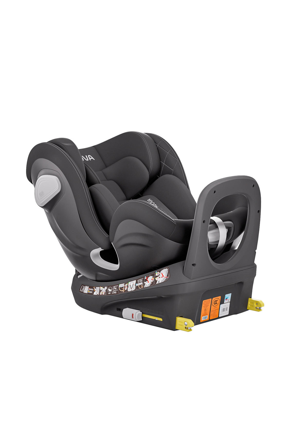 REBOARDER-KINDERSITZ Swan Fix  - Schwarz, Basics, Kunststoff/Textil (44/77/58,5cm)