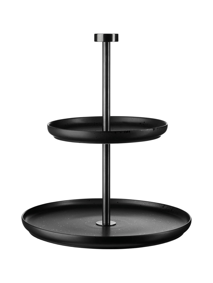 ETAGERE  - Schwarz, Design, Keramik (21/15/23,5cm) - ASA
