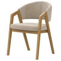 ARMLEHNSTUHL  Stoffauswahl Mikrofaser  Naturfarben, Eichefarben  - Eichefarben/Naturfarben, KONVENTIONELL, Holz/Textil (59/96/60cm) - Carryhome