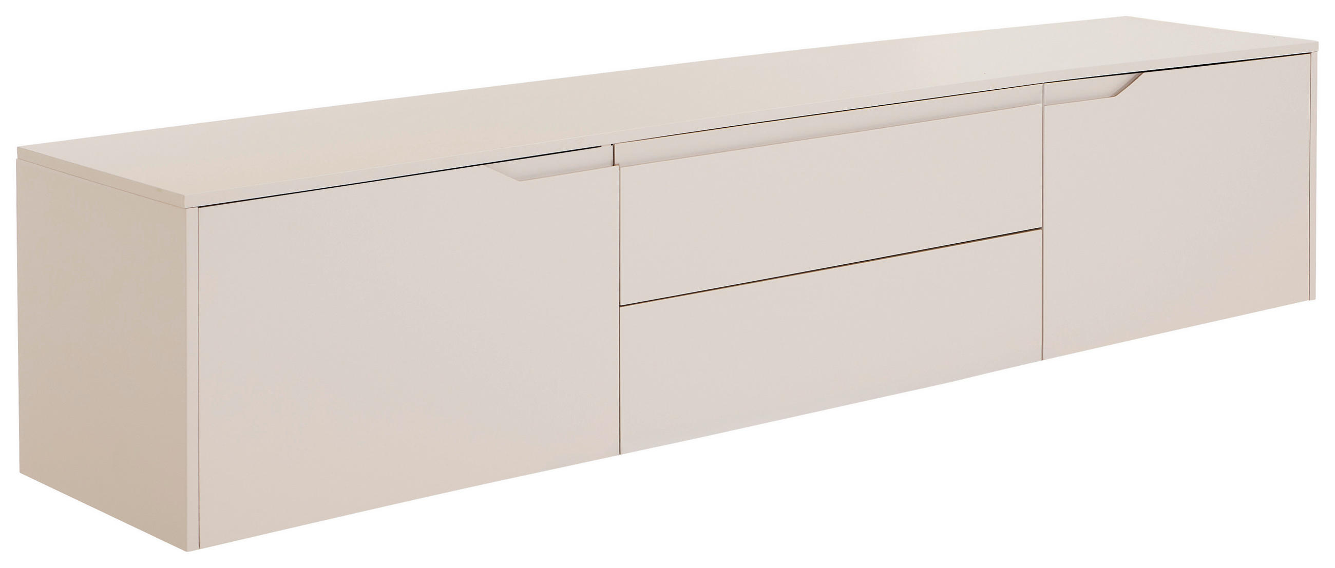 LOWBOARD  200/40/40 cm 2 Schublade(n) hängend  - Kaschmir, Design, Holzwerkstoff (200/40/40cm) - Carryhome