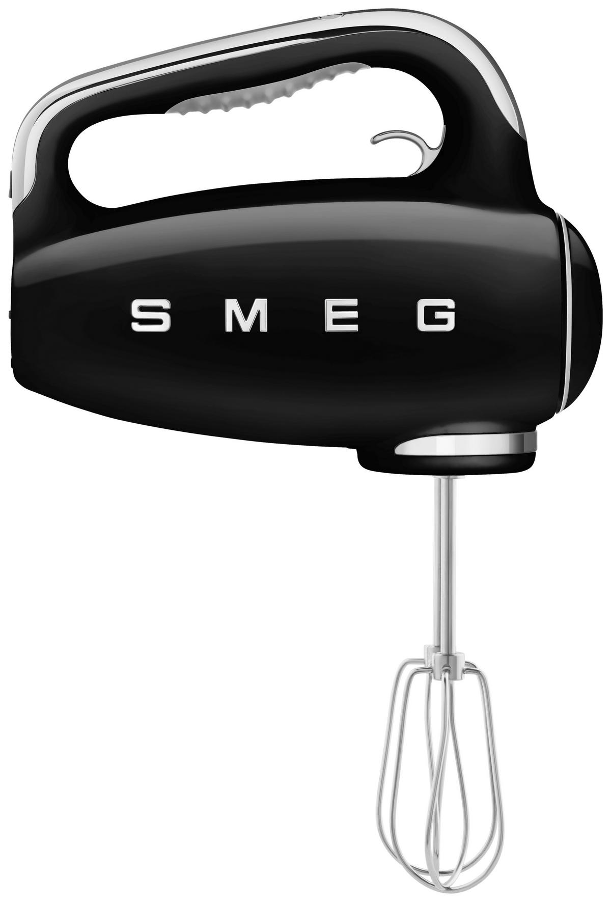 HANDMIXER 50'S STYLE  - Schwarz, Basics, Kunststoff/Metall (22/37,8/22,1cm) - SMEG