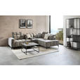 COUCHTISCH ESG 75/75/43 cm quadratisch Grau, Schwarz  - Schwarz/Grau, Design, Glas/Keramik (75/75/43cm) - Novel