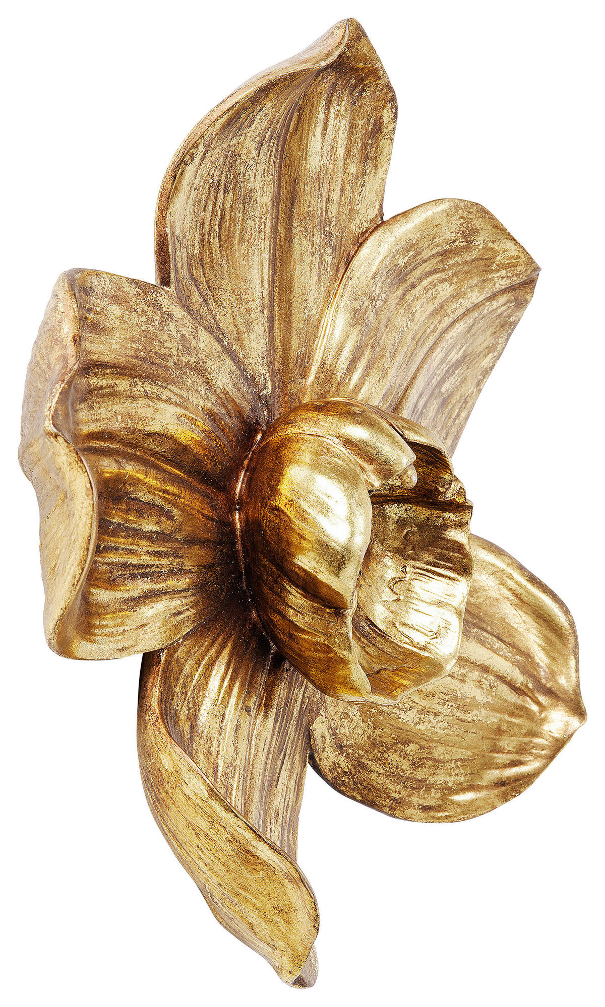 WANDDEKO Kunststoff  - Goldfarben, Design, Kunststoff (40,1/44,3/12cm) - Kare-Design