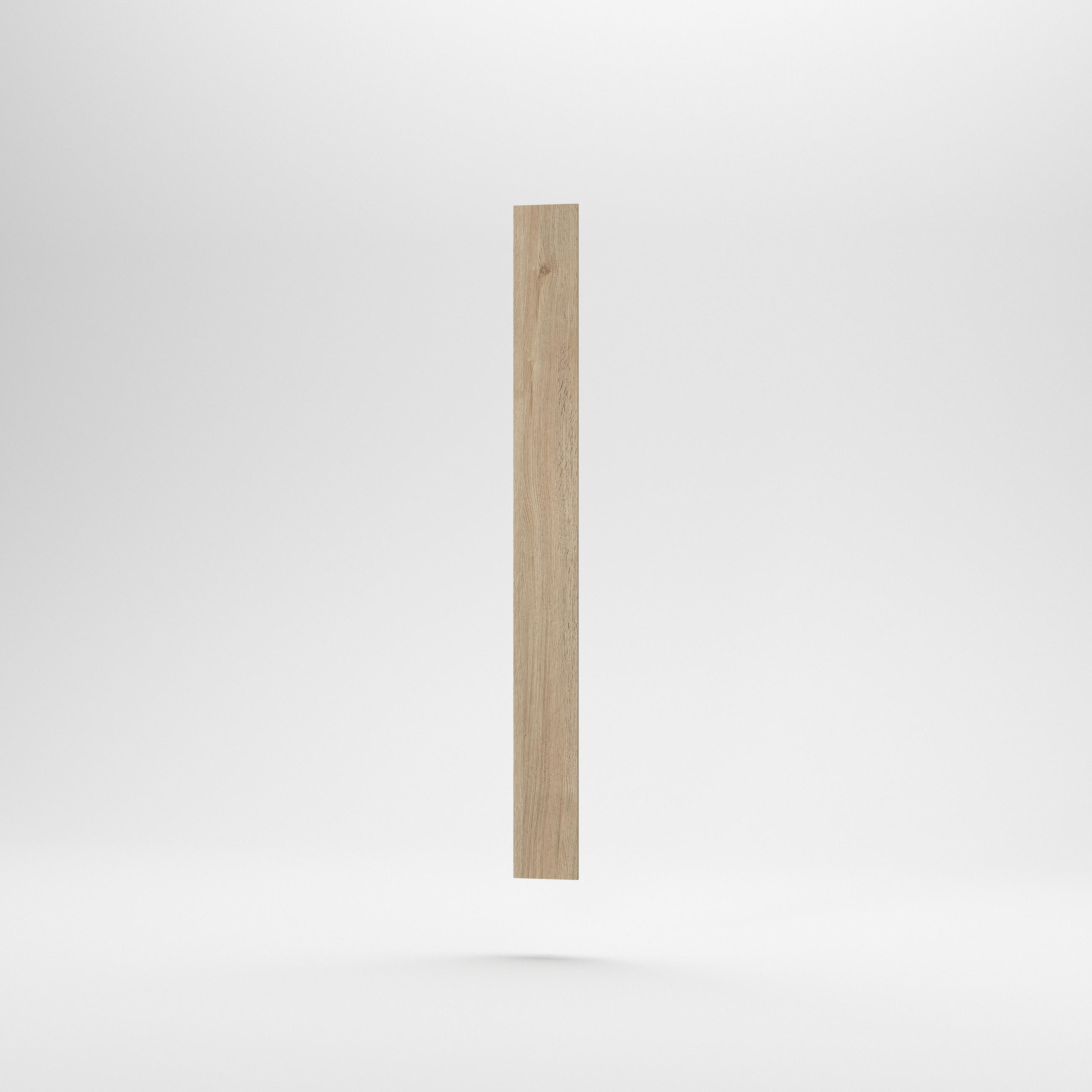 Hézagkitöltő léc magas elemhez - tölgyfa színű, Basics, fa (20/215/32cm) - Carryhome