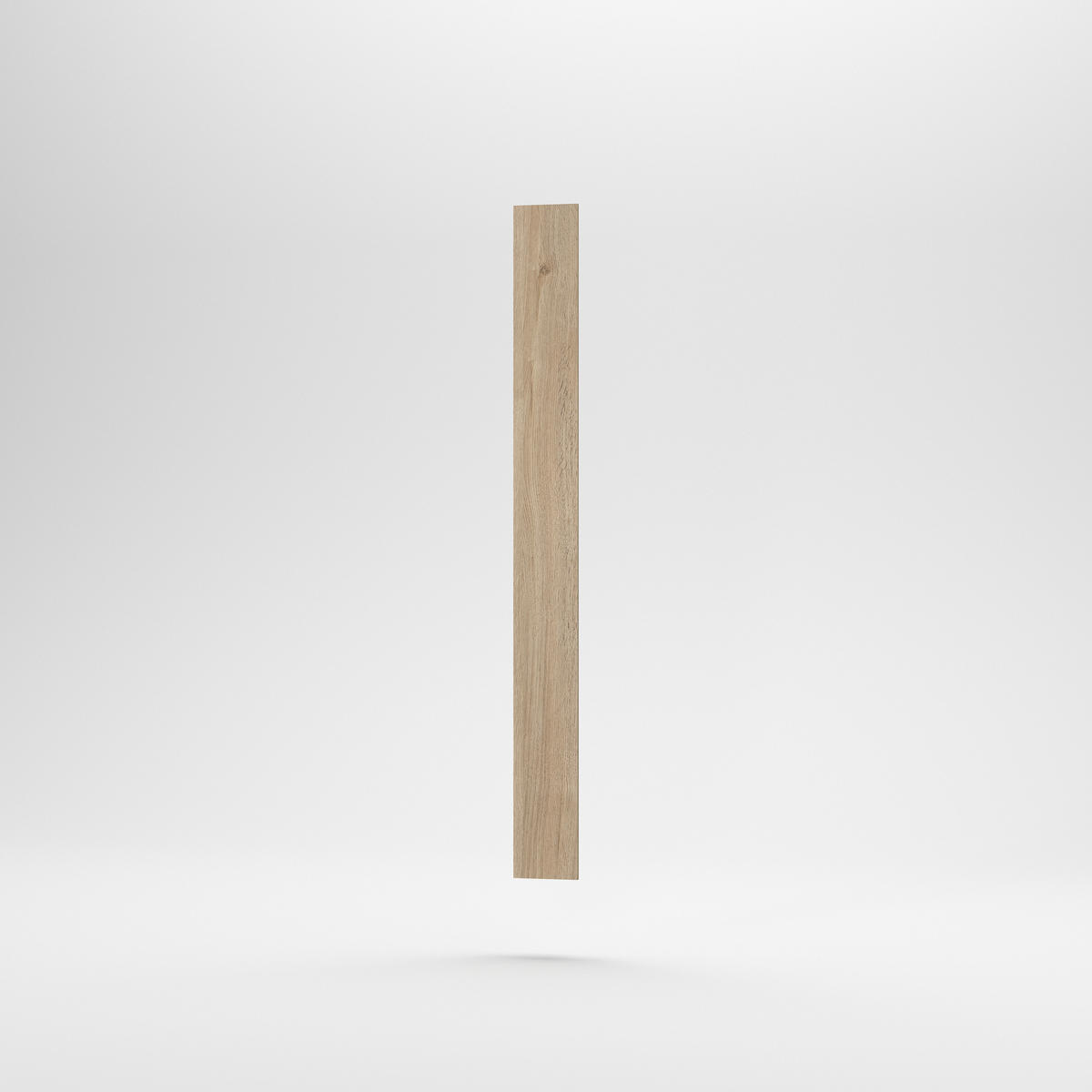 Hézagkitöltő léc magas elemhez - tölgyfa színű, Basics, fa (20/215/32cm) - Carryhome