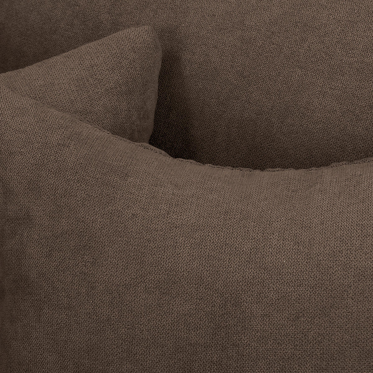 ECKSOFA Ariella Schlammfarben Mikrofaser  - Schlammfarben/Naturfarben, Design, Holz/Textil (161/231cm) - Livetastic