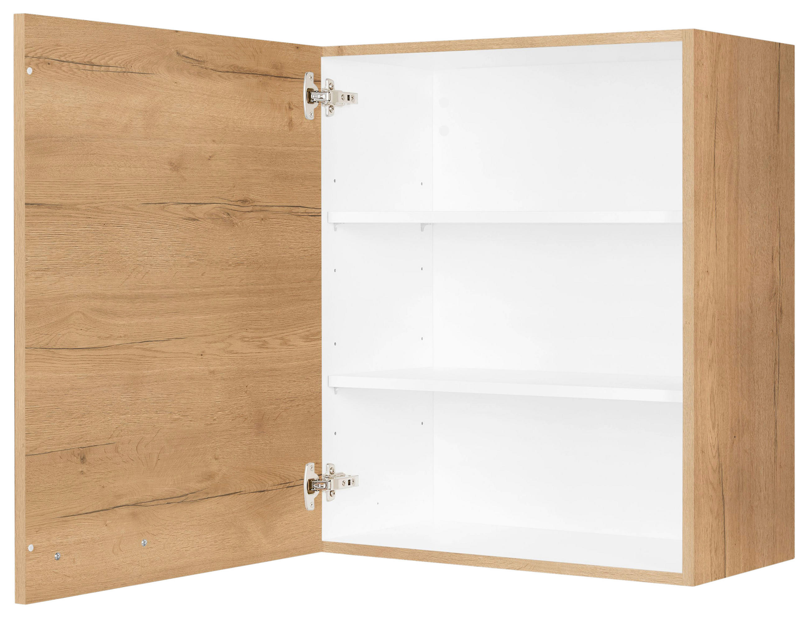 KÜCHENOBERSCHRANK 60/72/35 cm  in Eichefarben  - Eichefarben/Schwarz, MODERN, Holzwerkstoff/Metall (60/72/35cm) - Nobilia