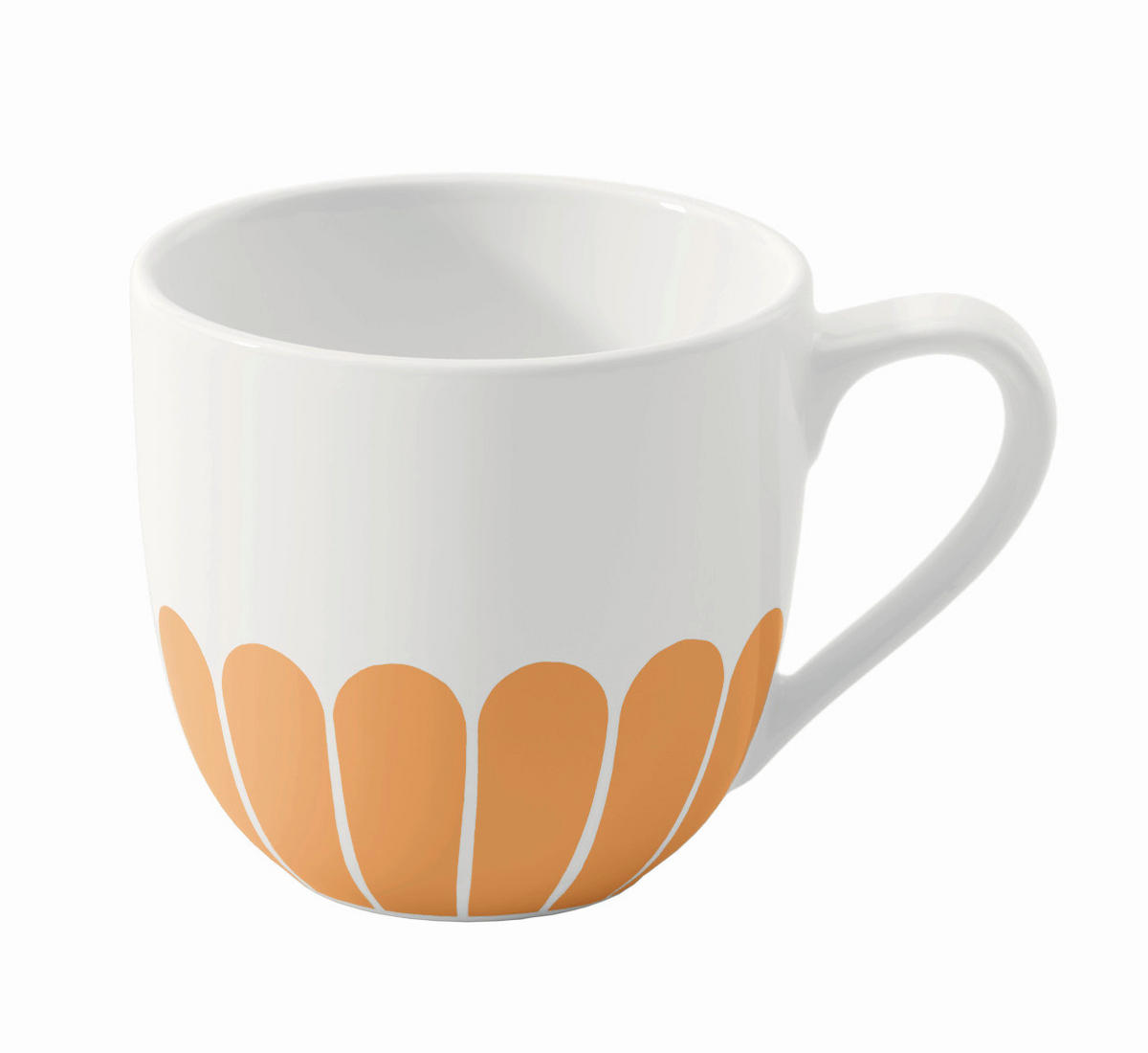 ESPRESSOTASSE Fleur Soleil 70 ml  - Dunkelgelb/Weiß, MODERN, Keramik (8,5/8,5/6cm) - Villeroy & Boch