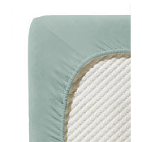SPANNBETTTUCH Jenny C Single-Jersey  - Blau, Basics, Textil (100/200cm) - Fleuresse