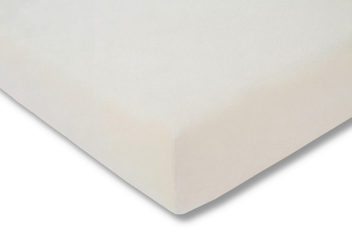 SPANNBETTTUCH  - Creme, Basics, Textil (150/200cm) - Estella