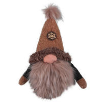 WICHTEL - Hellbraun/Dunkelgrau, Lifestyle, Textil/Stein (31/45/23cm) - X-Mas