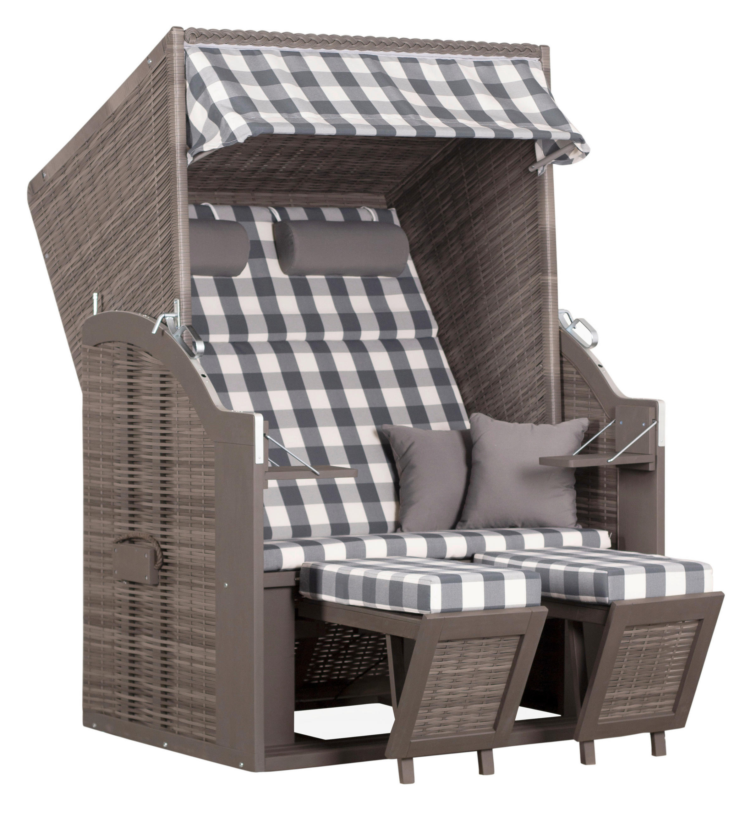 Gardenson Strandkorb 120x160x80 cm