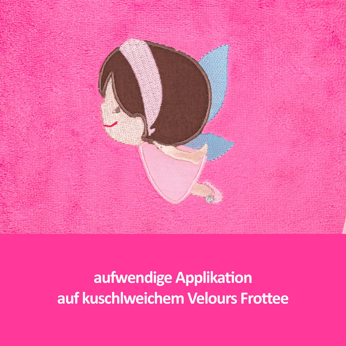 KAPUZENBADETUCH    - Pink, Basics, Textil (70/55cm)