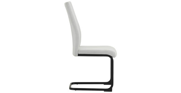 SCHWINGSTUHL in Eisen Mikrofaser - Beige/Schwarz, Design, Textil/Metall (44/100/59cm) - Carryhome