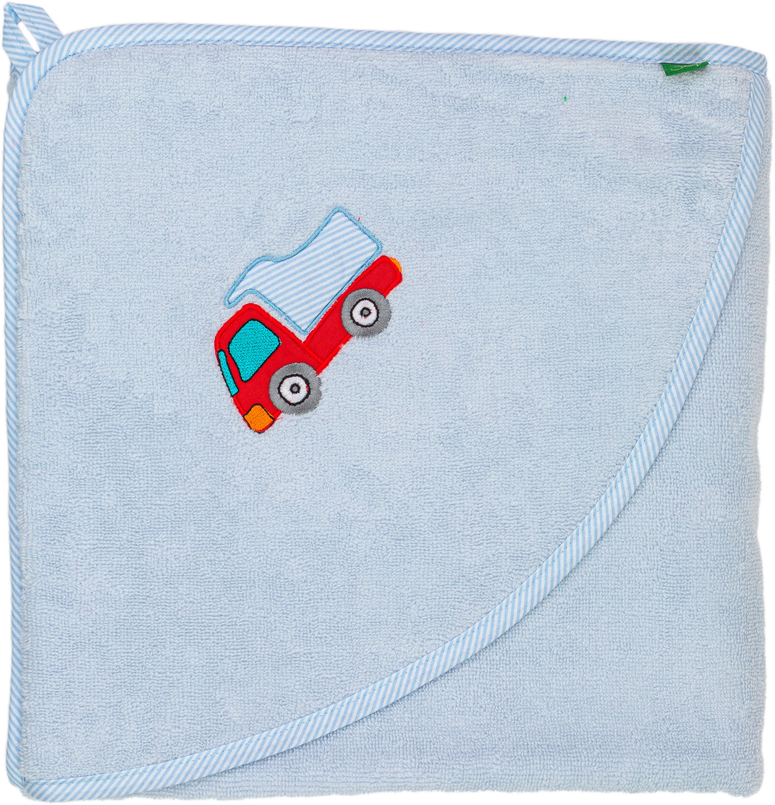 KAPUZENBADETUCH 100/100 cm    - Hellblau, Basics, Textil (100/100cm)