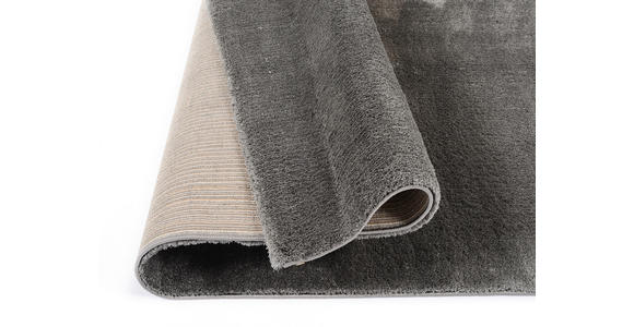 WEBTEPPICH 65/130 cm Sunshine Dunkelgrau - Dunkelgrau, Basics, Textil (65/130cm) - Novel